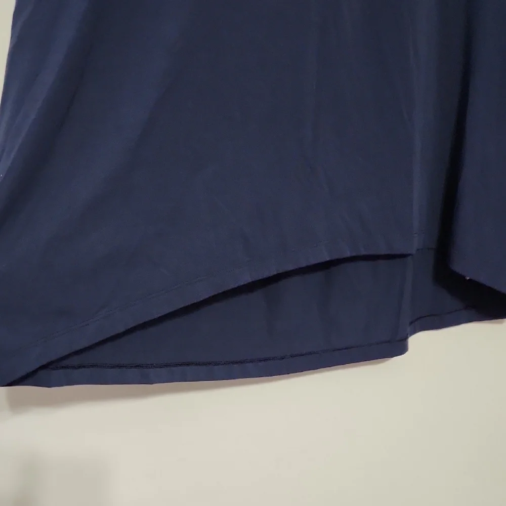 Elegant Navy Long Sleeve Women's Top - Picture 4 of 7